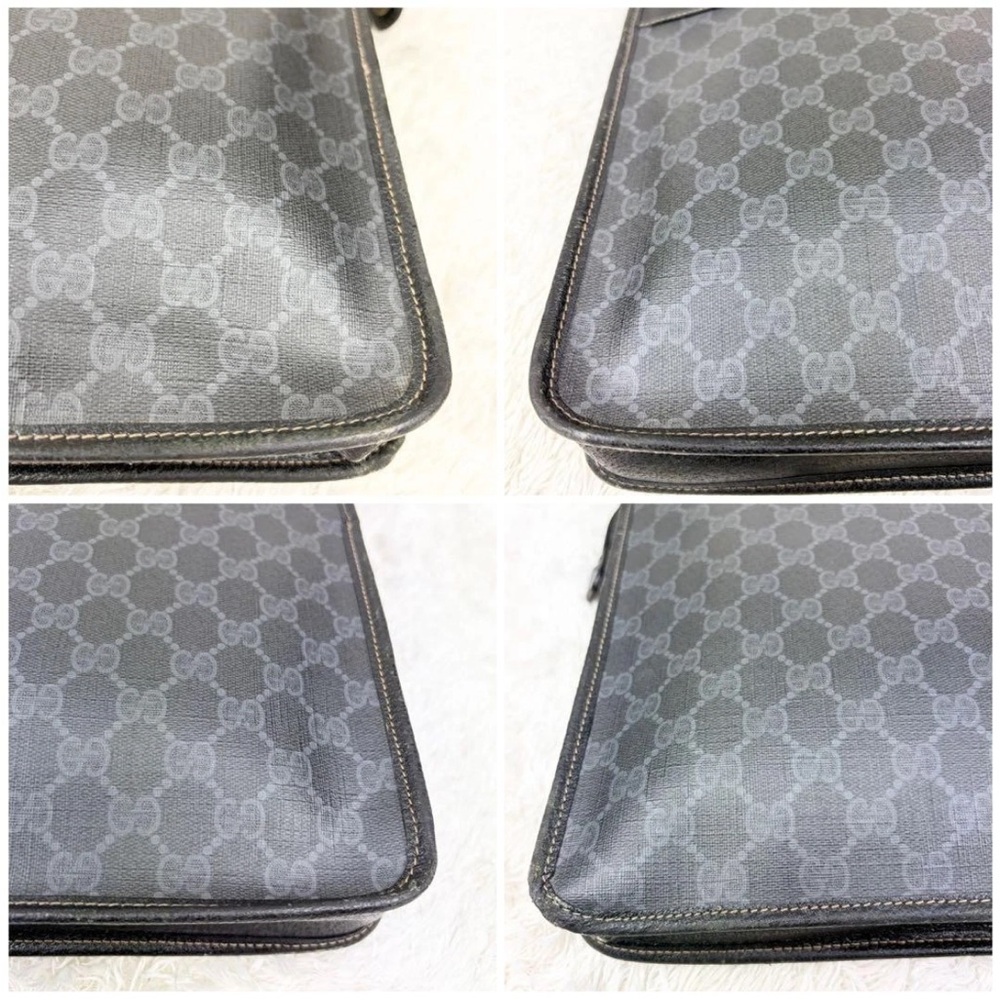 Gucci Black Clutch with Green and Red Accents - Picture 4 of 10